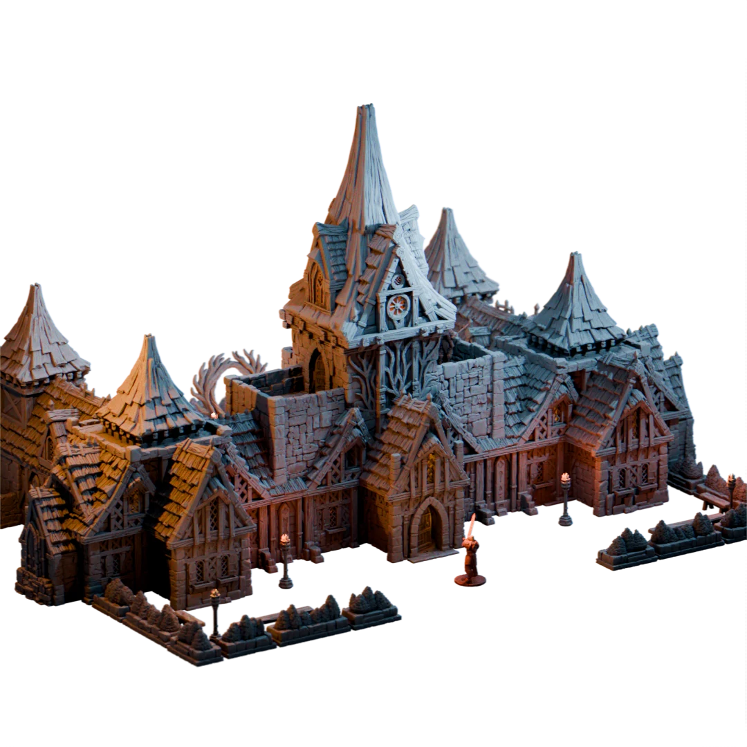 Elderwood Abbey — official Kingdom of Guardia 2 render