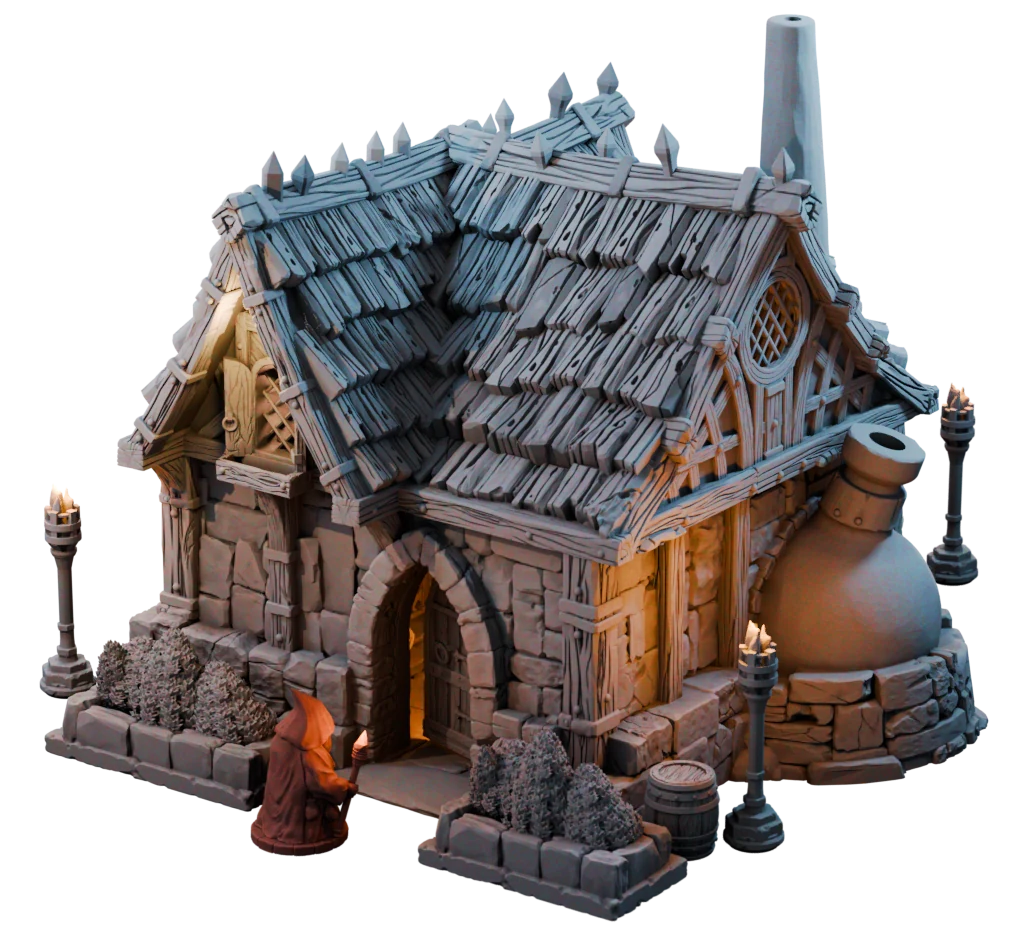 Alchemist’s Hut — official Kingdom of Guardia 2 render