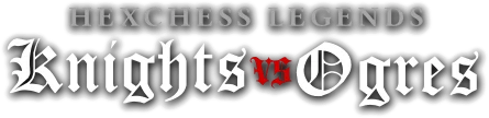 Hexchess Legends — Knights vs Ogres official logo