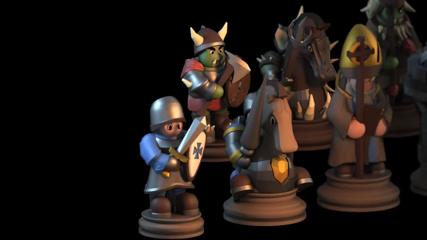 Knights vs Ogres — original studio animation