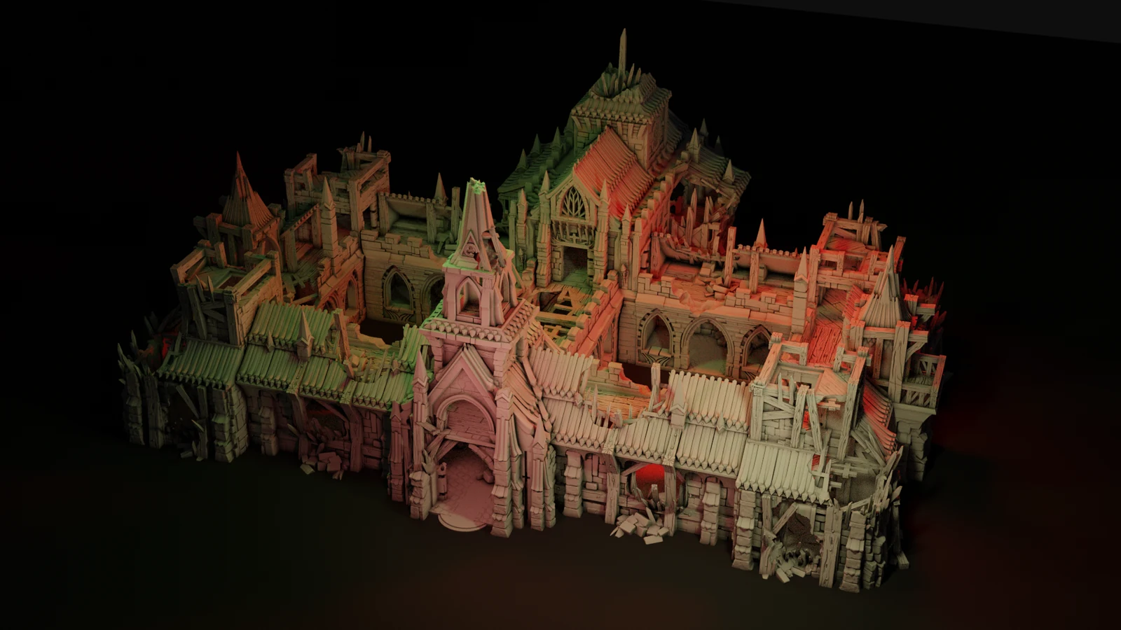 Blasphemy — the ruined Monastery complex