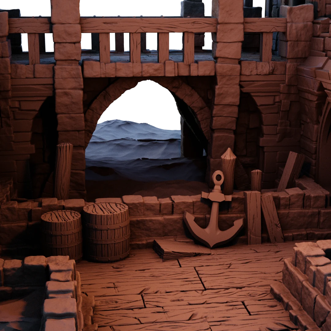 The Bridge — original The Monastery product render