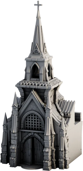 Entrance & Annexes — original The Monastery product render