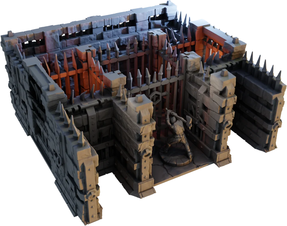 The Jail — original The Monastery product render