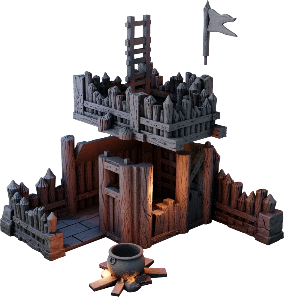 The Outpost — original The Monastery product render