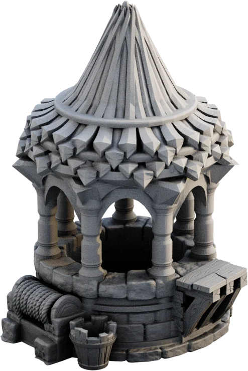 The Well — original The Monastery product render
