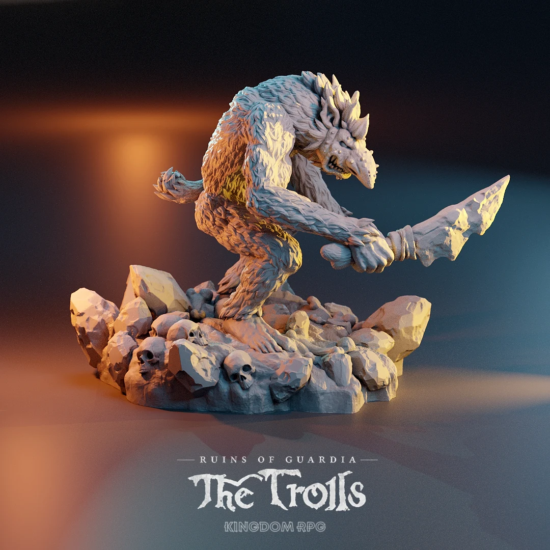 Ma’Zun the Cutthroat — original The Trolls product render