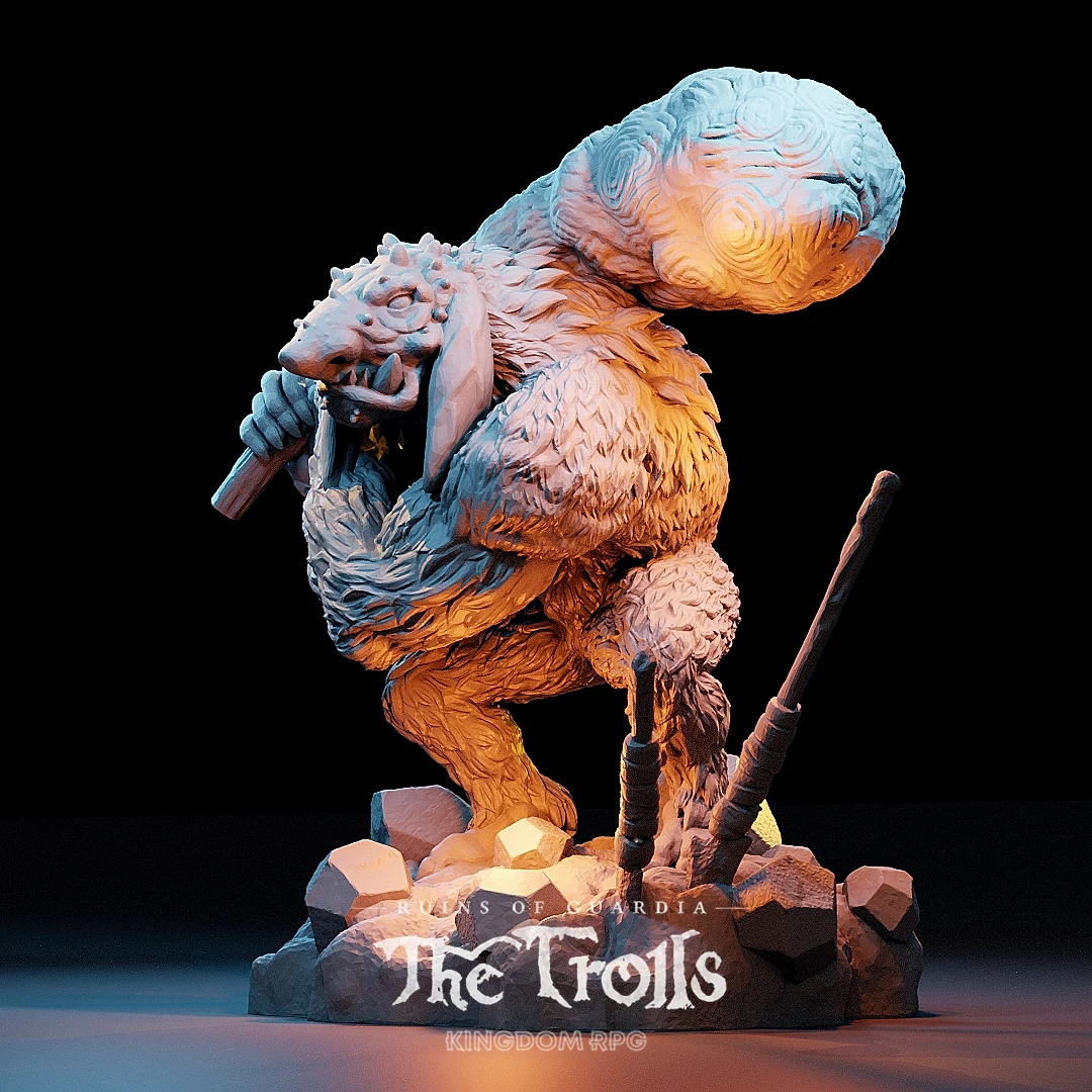 Ros’Go the Brute — original The Trolls product render