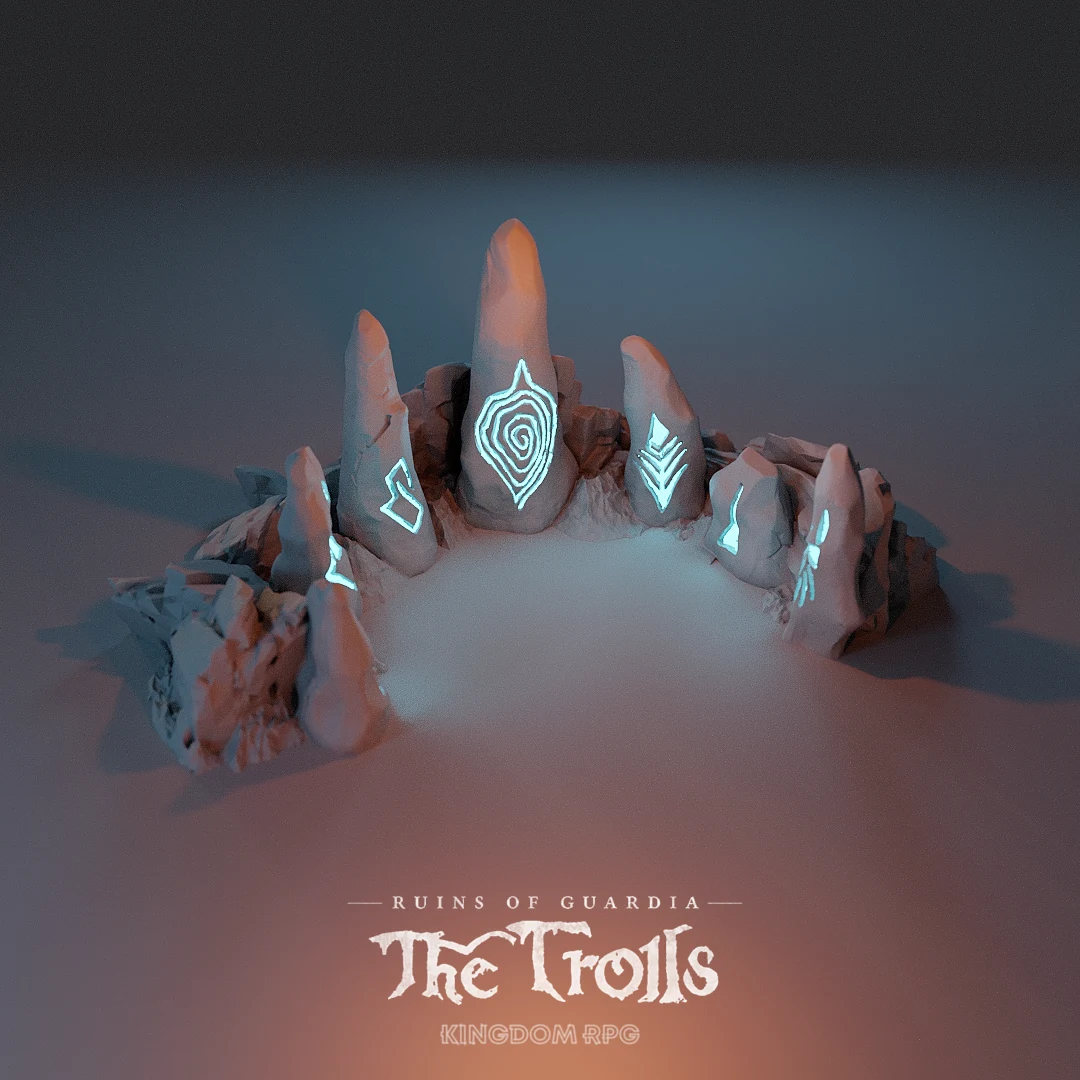 Runestones — original The Trolls product render