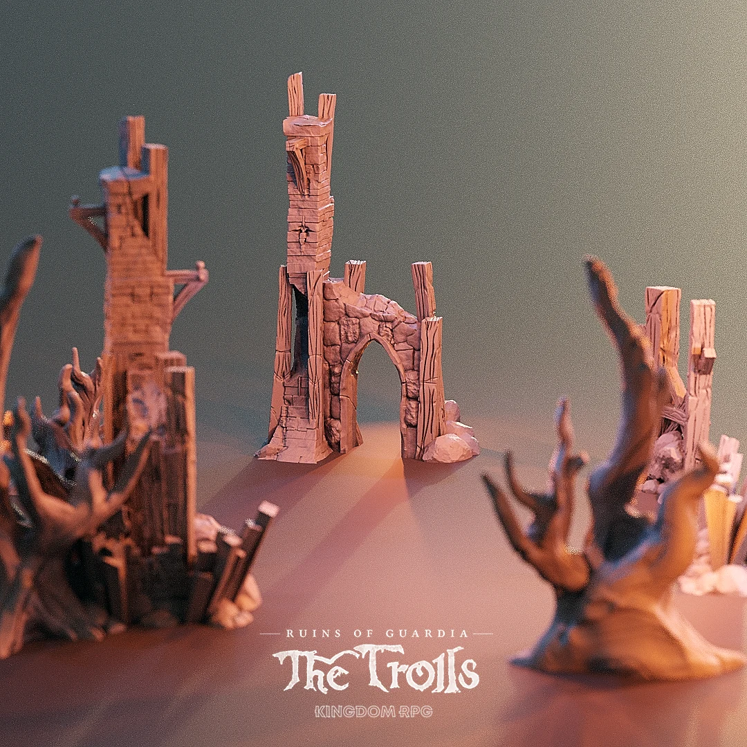 Scatter Terrain Pack — original The Trolls product render