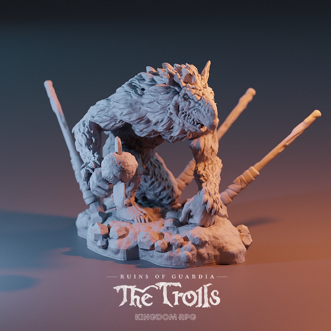 Zulabar the Scum — original The Trolls product render
