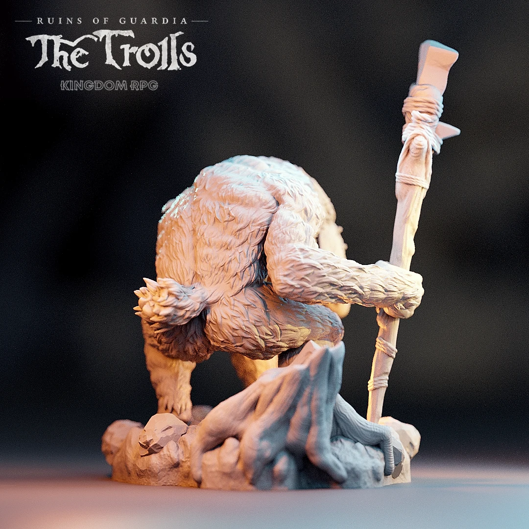 Zulgebo the Shaman — original The Trolls product render